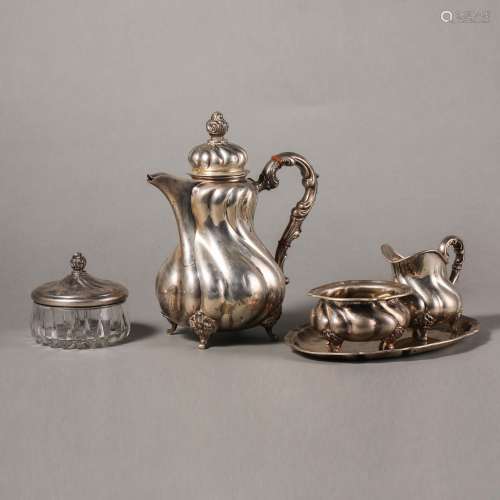 A set of European silverware