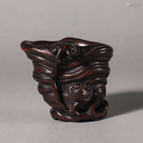 China Qing Dynasty Wooden pen holder