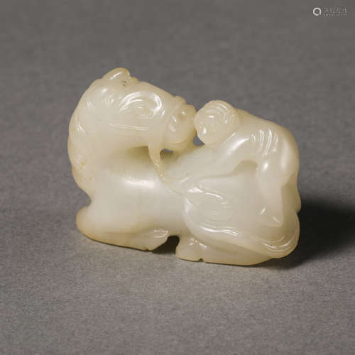 China Qing Dynasty Hetian jade 