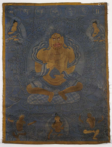 China Qing Dynasty Thangka