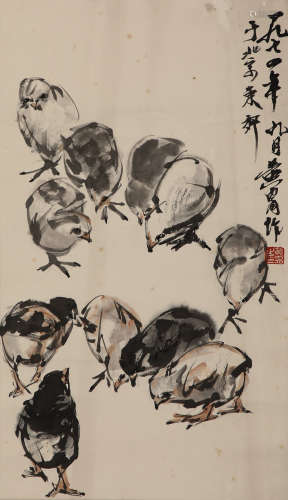 China  Huang Zhous chick illustration