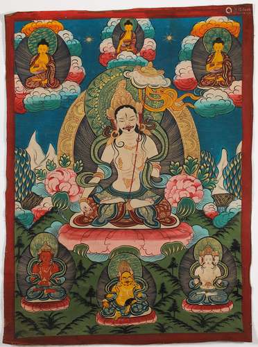 China Qing Dynasty Thangka