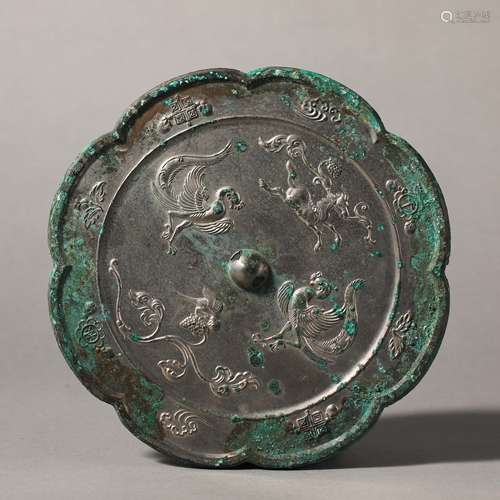 China Han Dynasty bronze mirror