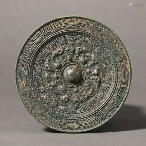 China Han Dynasty bronze mirror