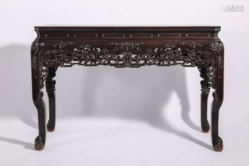 China Qing Dynasty Eight Immortals table made of mahogany