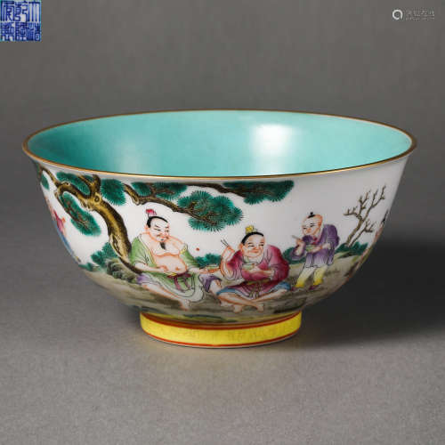 China Qing Dynasty Enamel bowl