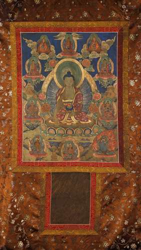 China Qing Dynasty Thangka