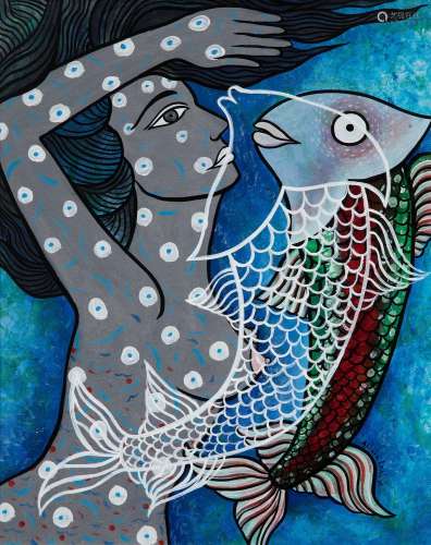 ALICIA LEAL (Cuba, 1957). "Woman and fish".2005. A...