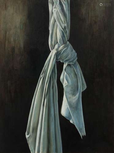 CHEMA BULLON (Madrid, 1965). “Knots”, 2022. Oil on canvas. A...