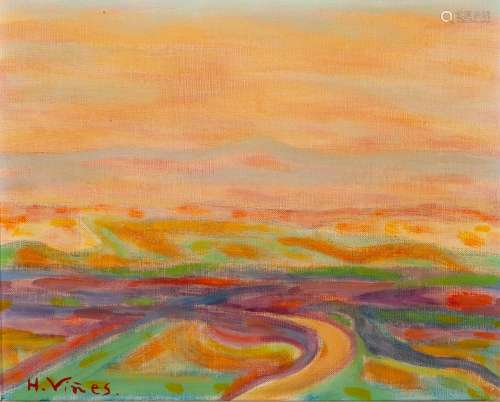 HERNANDO VIÑES SOTO, (Paris, 1904 – 1993). "Landscape&q...