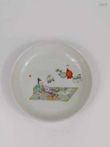 A Fine Chinese famille rose plate