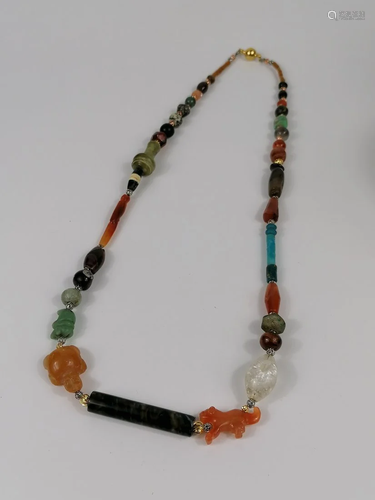 A mix bead necklace