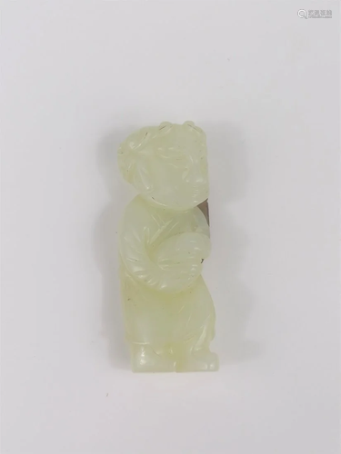 A Chinese jade figure