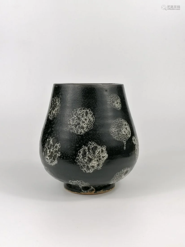 A Rare Chinese oil spot vase