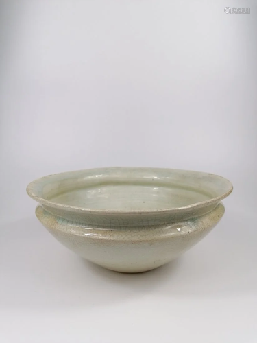 A Chinese large Qingbai ogee-form bowl