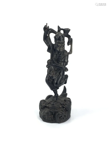 A Chinese Taoism bronze deity Kuixing