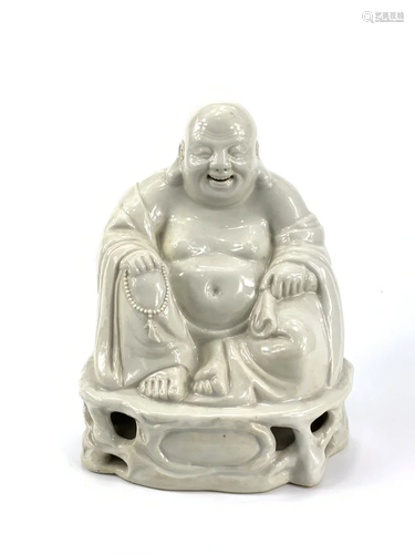 A Chinese Dehua kiln porcelain Budai Buddha