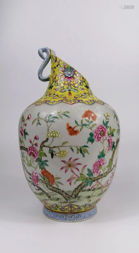 A Chinese Famille Rose Vase