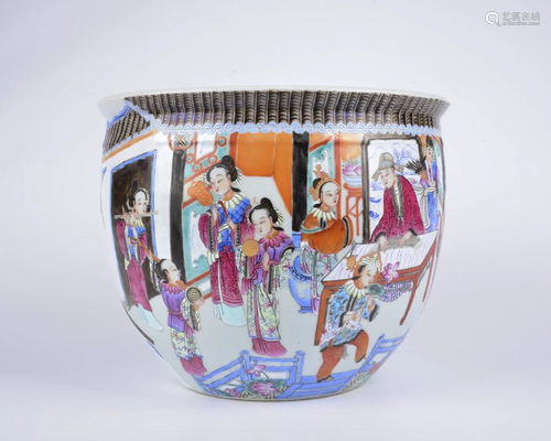 A Fine Chinese famille rose planter