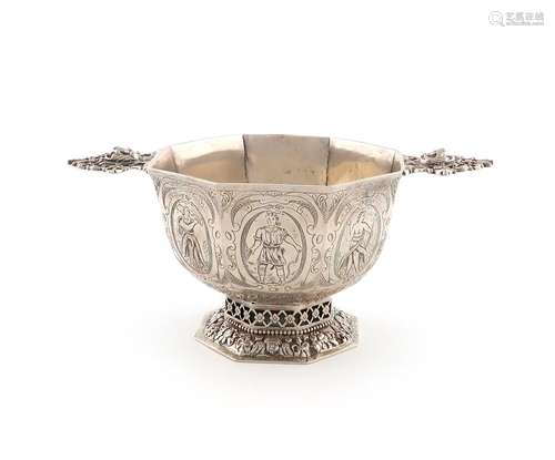 A Dutch silver brandy bowl, by P Van der Woude, Sneek 1903, ...