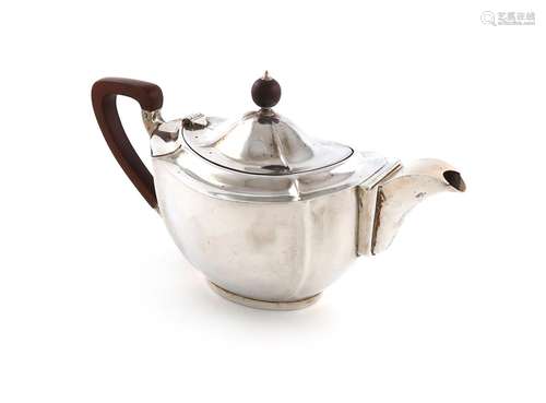 An unusual patent silver teapot, THE HYGENIA, by The Barker ...