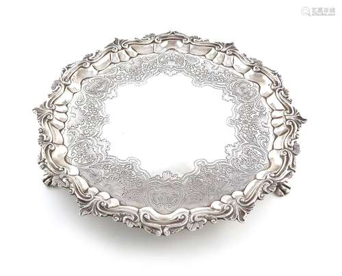 A George IV silver salver, by William Bateman, London 1824, ...