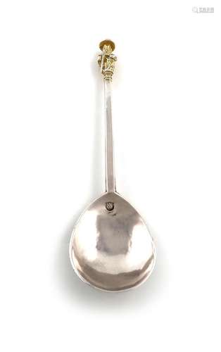 A Charles I silver Apostle spoon, probably St. Philip, maker...