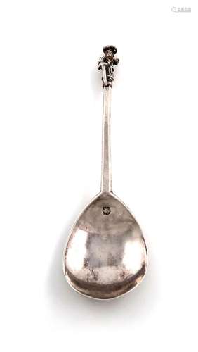 A James I silver Apostle spoon, St. John, probably by John R...