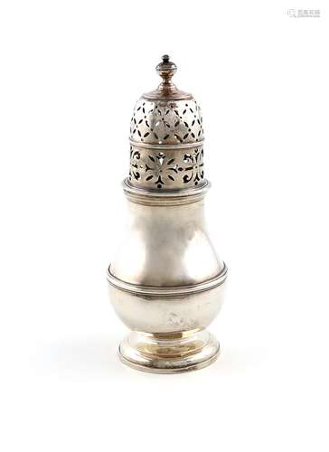 A George I silver sugar caster, by Samuel Welder, London 171...