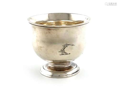 A George II silver tot cup, by Elizabeth Goodwin, London 172...