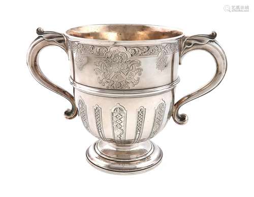 A George II silver two-handled cup, by John White, (mark mis...