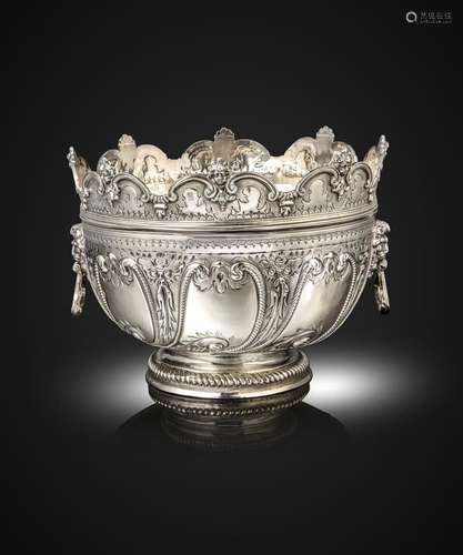 A William III silver two-handled Monteith bowl, by Robert Ti...