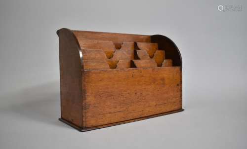 A Mid/Late 19th Century Mahogany Letter/Stationery Rack, Sev...