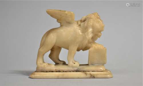 A 19th Century Carved Alabaster Grand Tour Souvenir of the L...