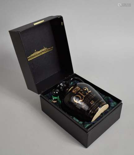 A QE2 Keg of Single Malt Scotch Whisky in Presentation Box