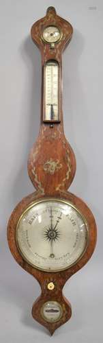 An Early 19th Century Rosewood Mercury Barometer with Painte...