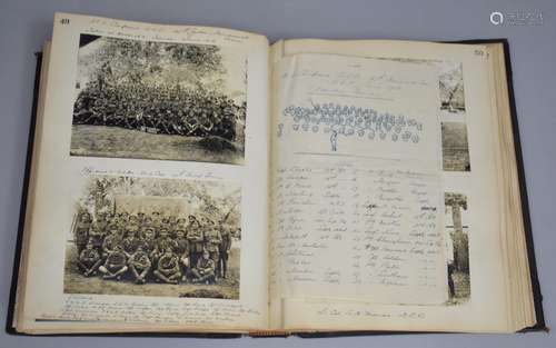 An Early 20th Century Photo Album Containing Monochromatic P...