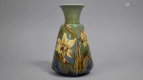 A Secessionist Style Glazed Vase with Floral Design, Possibl...