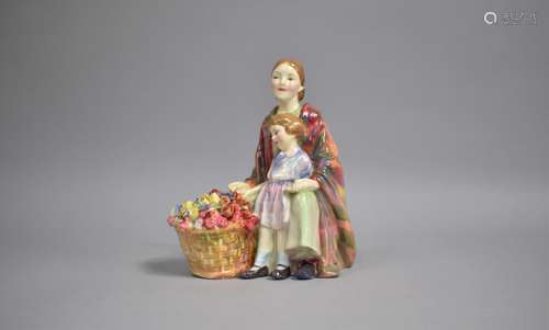 A Royal Doulton Figure Blossom HN1667, Hairline to Base