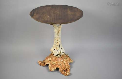 A 19th Century Cast Iron Garden Table in the Style of Coalbr...