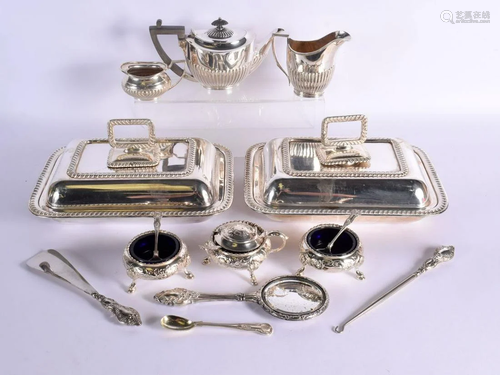 SILVER PLATED TUREENS etc. (qty)