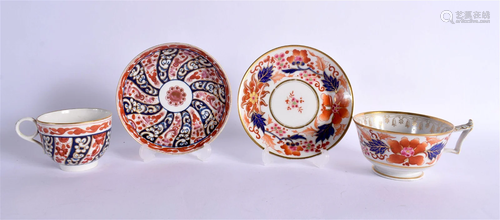 EARLY 19TH CENTURY FLIGHT BARR AND BARR IMARI PATTERN BREAKF...