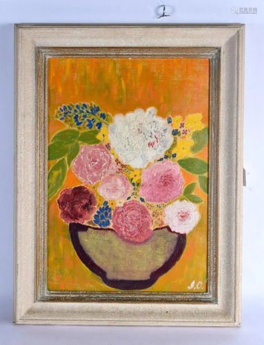 European School (20th Century) Oil on canvas Still life. 60 ...