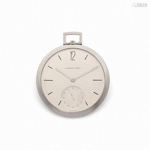 AUDEMARS PIGUETMontre de smocking extra-plate en platine. BO...