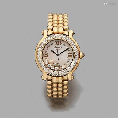 CHOPARDHAPPY SPORT. REF. 4144.Montre bracelet de dame en or ...