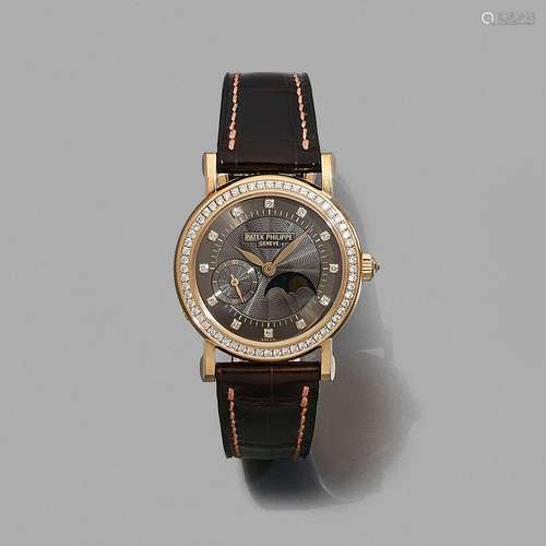 PATEK PHILIPPECALATRAVA LADY. REF. 4858.Montre bracelet en o...