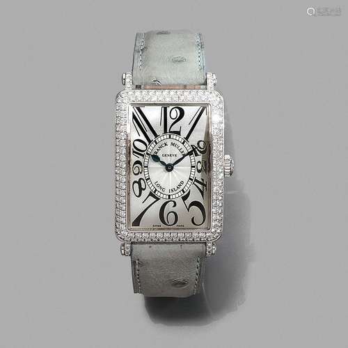 FRANCK MULLERLONG ISLAND. REF. 952 QZ D.Montre bracelet en o...