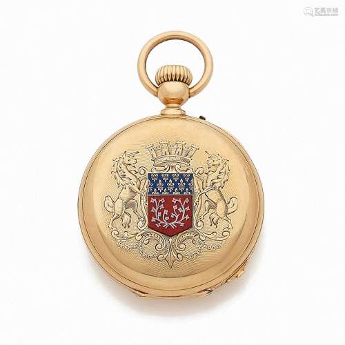 GUSTAVE SANDOZ (Elève de Breguet)FIN XIXèmeMontre de poche e...