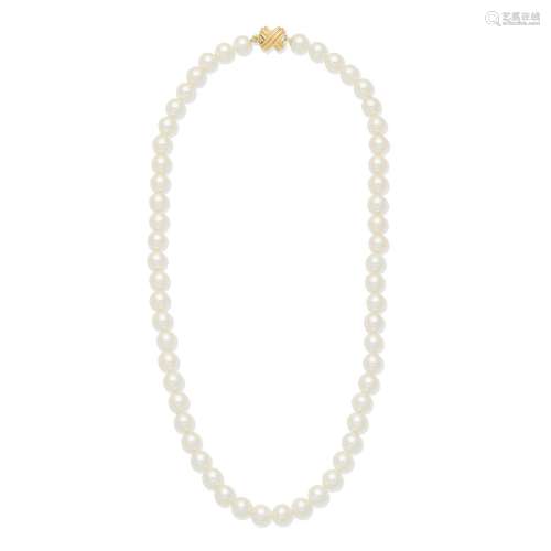 TIFFANY CULTURED PEARL NECKLACE