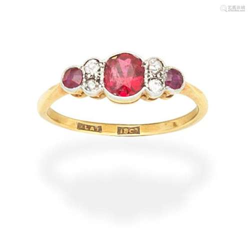 RUBY AND DIAMOND RING